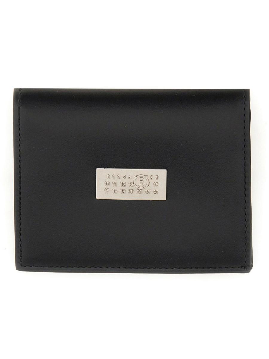MM6 MAISON MARGIELA PORTAFOGLIO IN PELLE CON LOGO