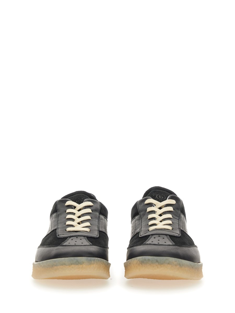 MM6 MAISON MARGIELA SNEAKER 6 COURT IN PELLE