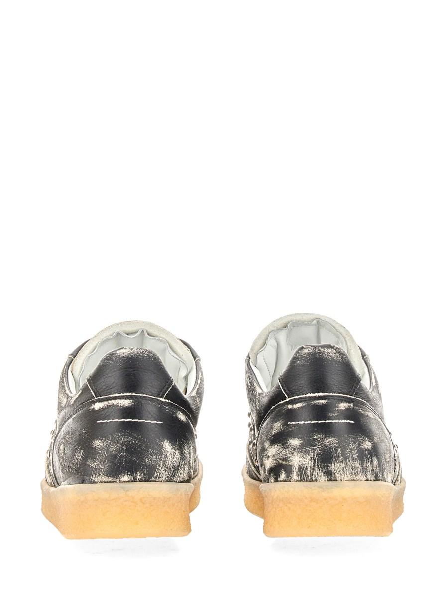 MM6 MAISON MARGIELA SNEAKER IN PELLE CON BORCHIE