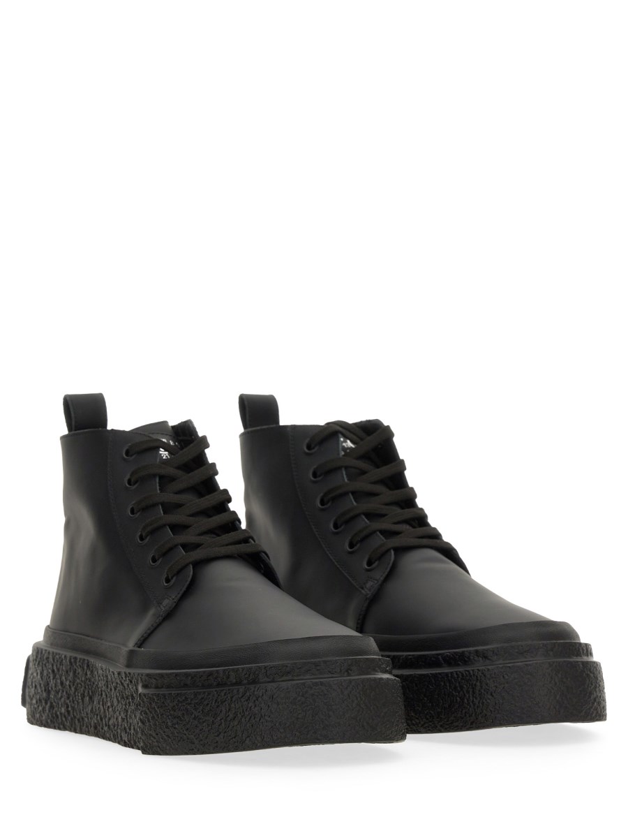 MM6 MAISON MARGIELA SNEAKER STRINGATA IN PELLE