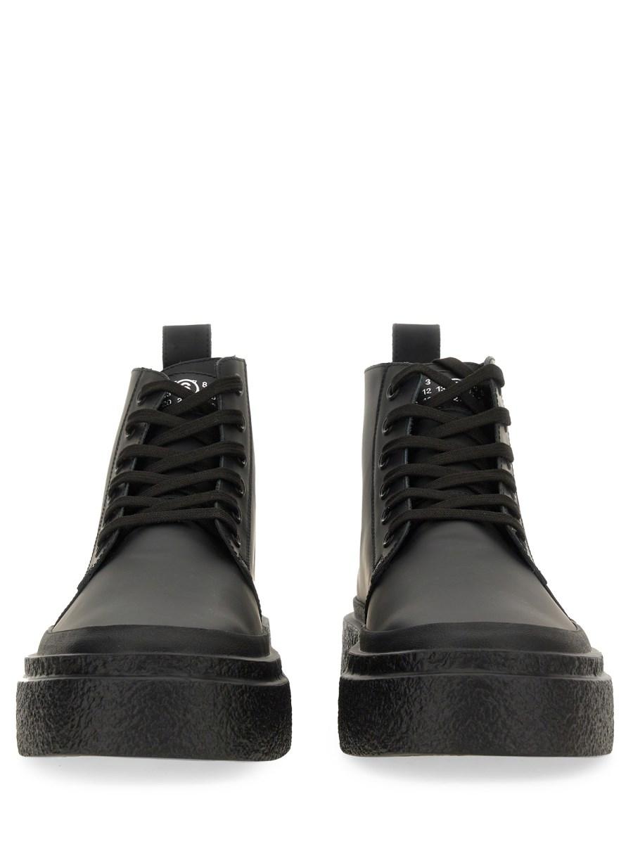 MM6 MAISON MARGIELA SNEAKER STRINGATA IN PELLE