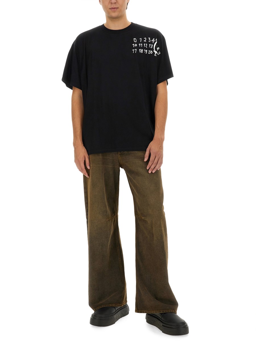 MM6 MAISON MARGIELA T-SHIRT CON STAMPA