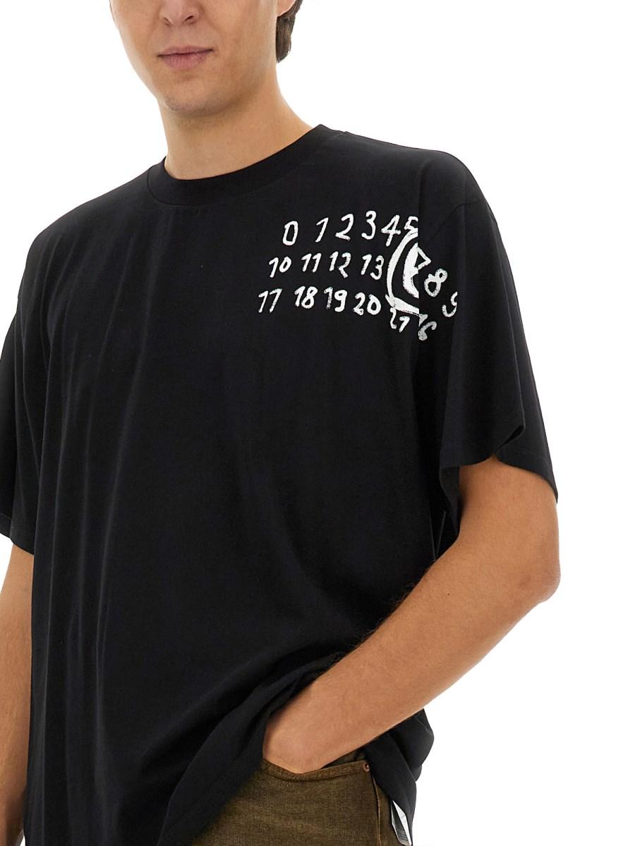 MM6 MAISON MARGIELA T-SHIRT CON STAMPA