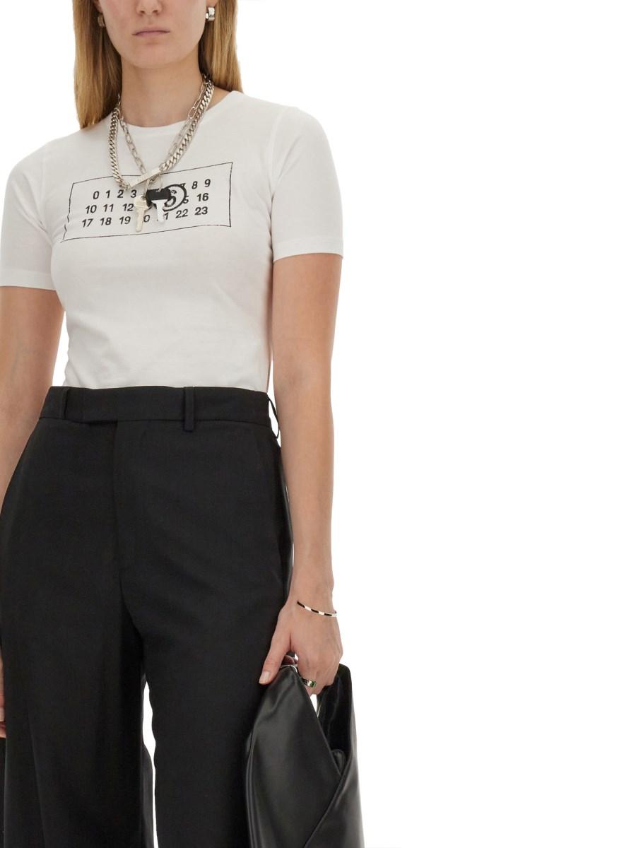 MM6 MAISON MARGIELA T-SHIRT CON STAMPA