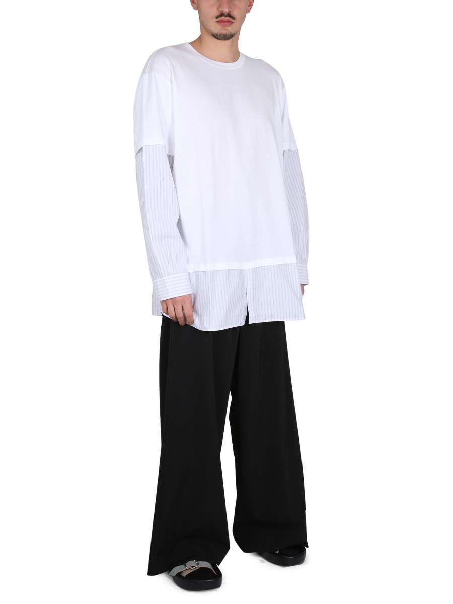 MM6 MAISON MARGIELA T-SHIRT IN COTONE