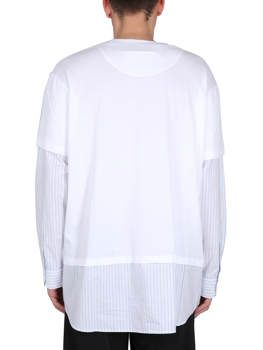 MM6 MAISON MARGIELA T-SHIRT IN COTONE