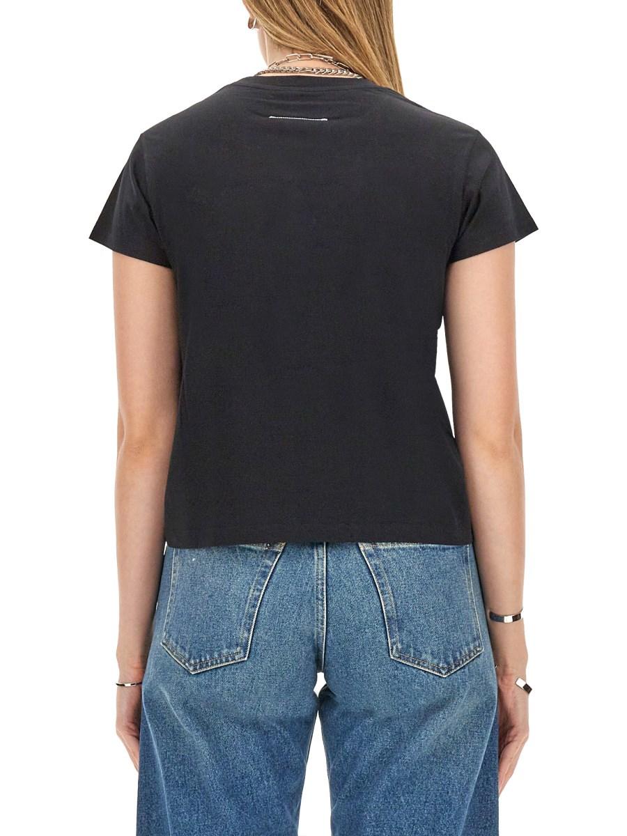 MM6 MAISON MARGIELA T-SHIRT IN COTONE