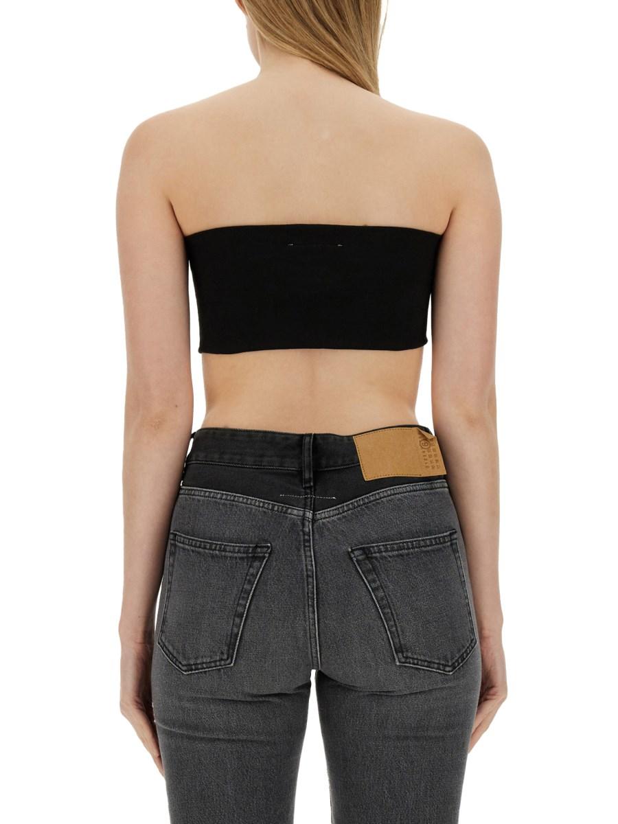 MM6 MAISON MARGIELA TOP ASIMMETRICO