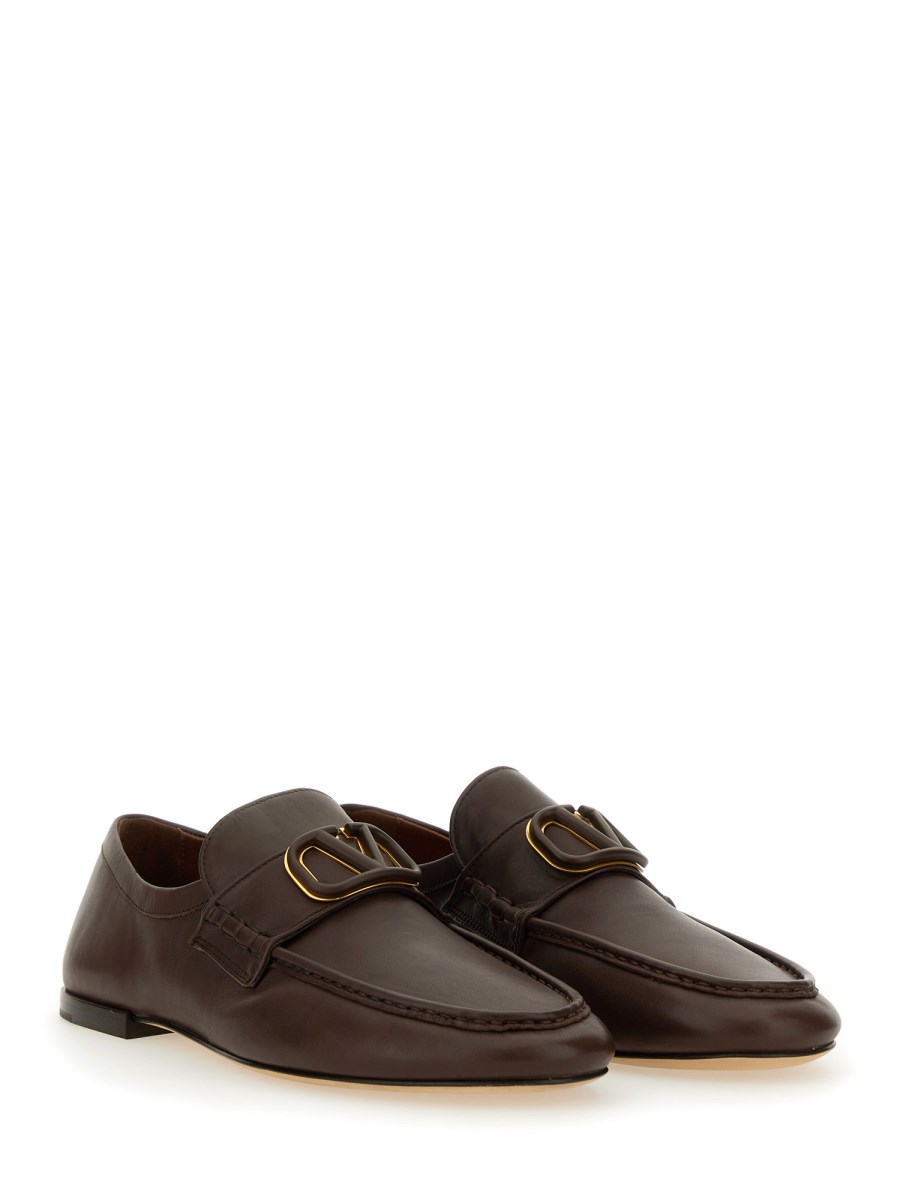 VALENTINO GARAVANI MOCASSINO VLOGO THE SIGNATURE IN PELLE