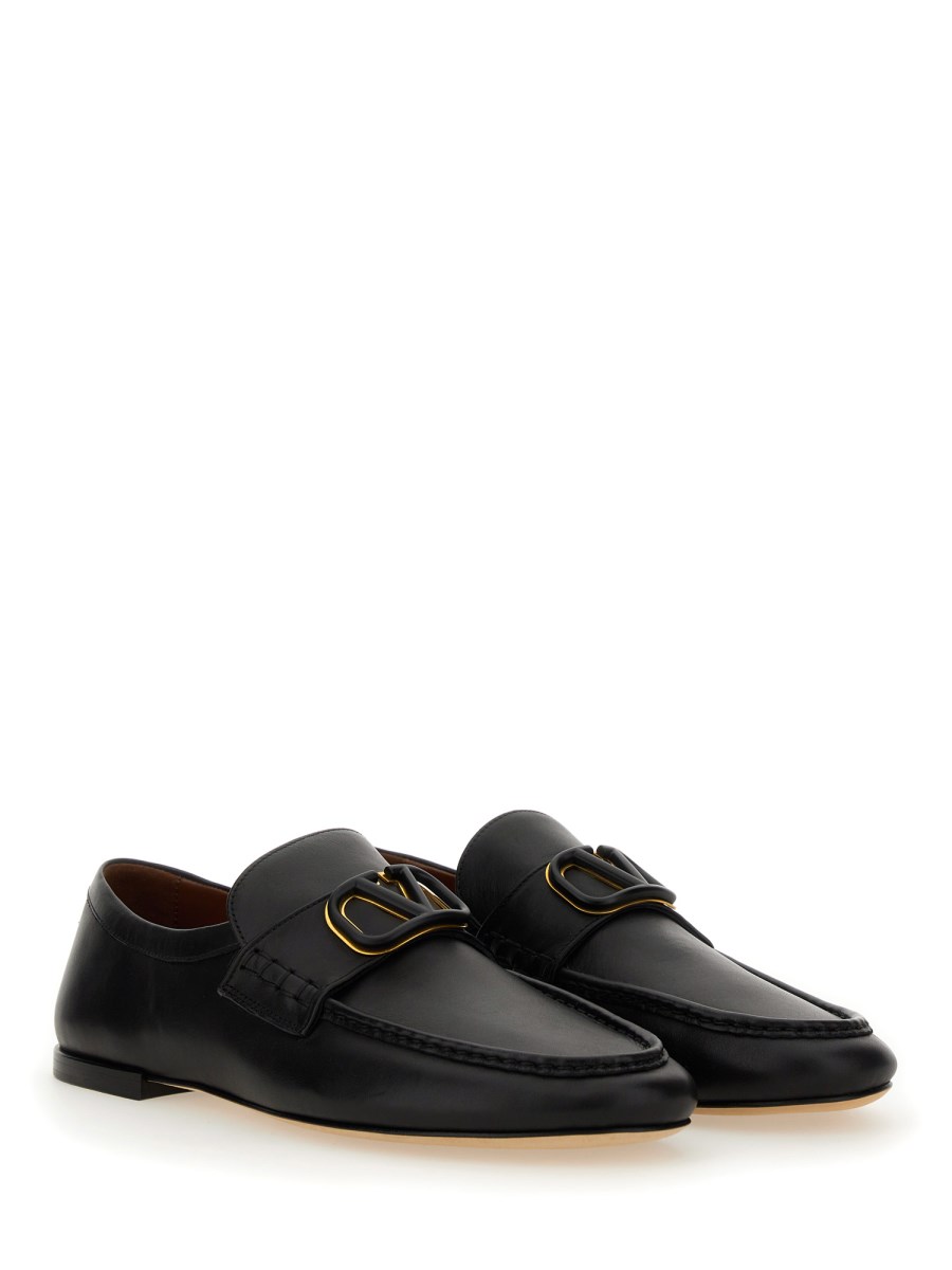 VALENTINO GARAVANI MOCASSINO VLOGO THE SIGNATURE IN PELLE