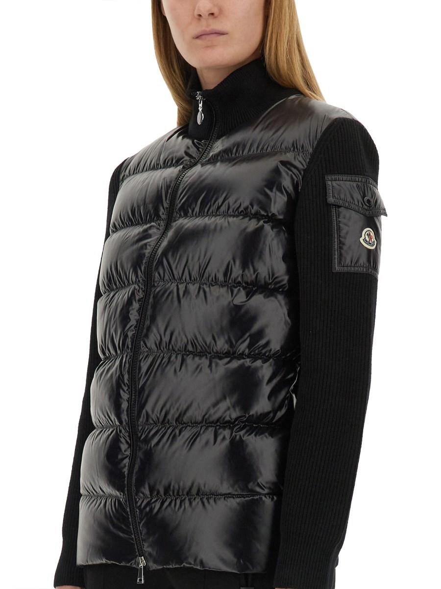 MONCLER CARDIGAN IMBOTTITO