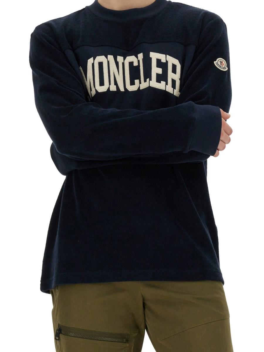 MONCLER FELPA CON LOGO