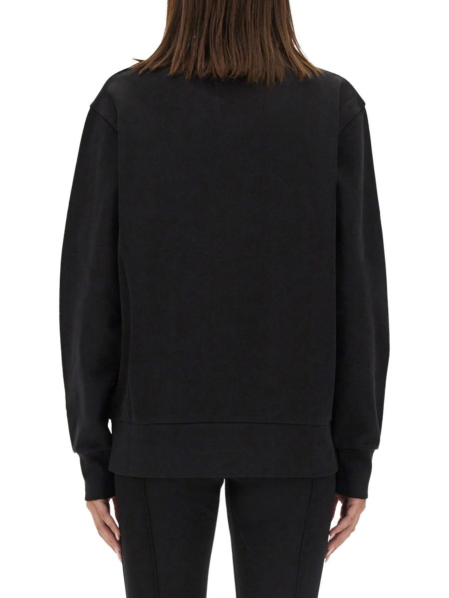 MONCLER FELPA CON LOGO IN COTONE