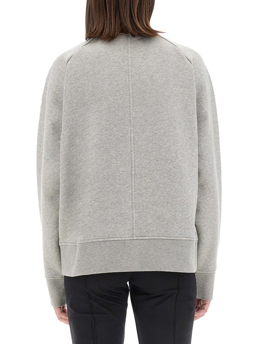MONCLER FELPA IN COTONE CON LOGO