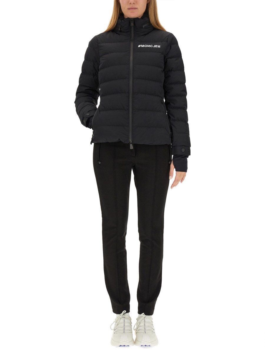 MONCLER GRENOBLE PANTALONE SLIM FIT IN VISCOSA