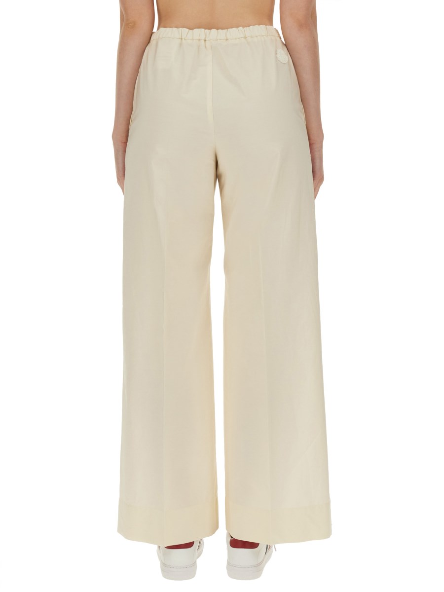 MONCLER PANTALONE IN POPELINE DI COTONE LEGGERO