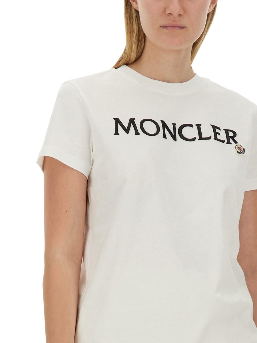 MONCLER T-SHIRT IN COTONE CON LOGO