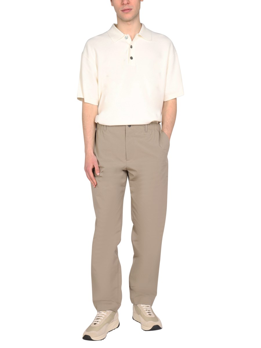 MONOBI PANTALONE STTRAIGHT LEG IN MISTO COTONE