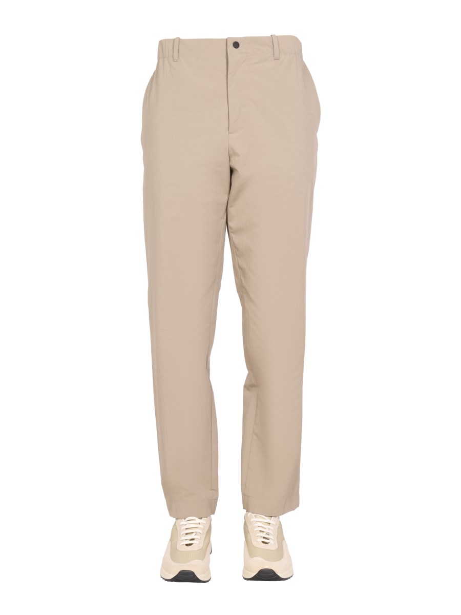 MONOBI PANTALONE STTRAIGHT LEG IN MISTO COTONE