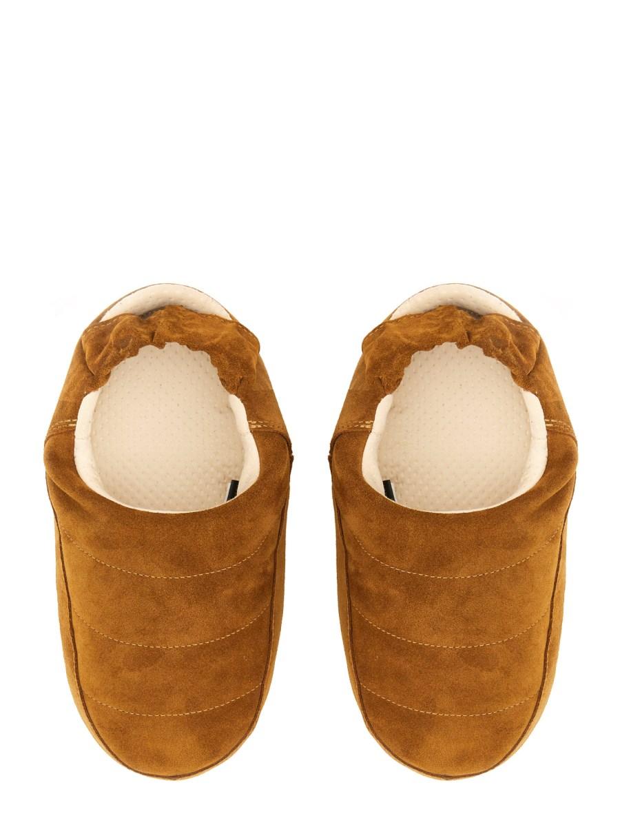 MOON BOOT SANDALO EVOLUTION IN PELLE SCAMOSCIATA