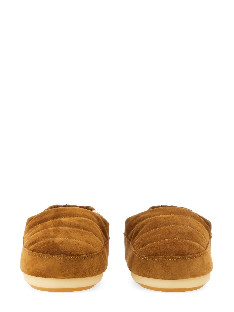 MOON BOOT SANDALO EVOLUTION IN PELLE SCAMOSCIATA