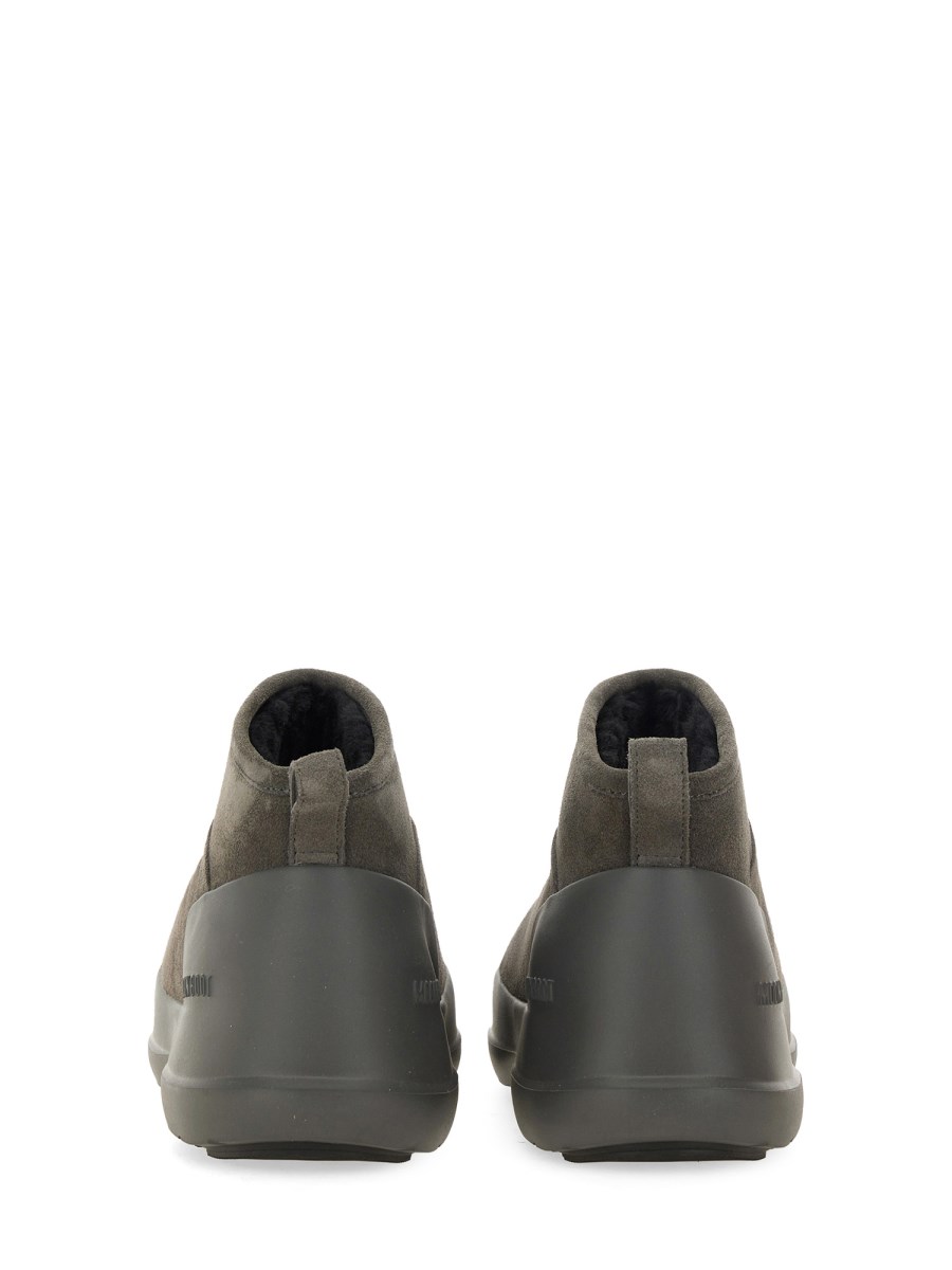 MOON BOOT STIVALE "LUNA" LOW IN PELLE SCAMOSCIATA