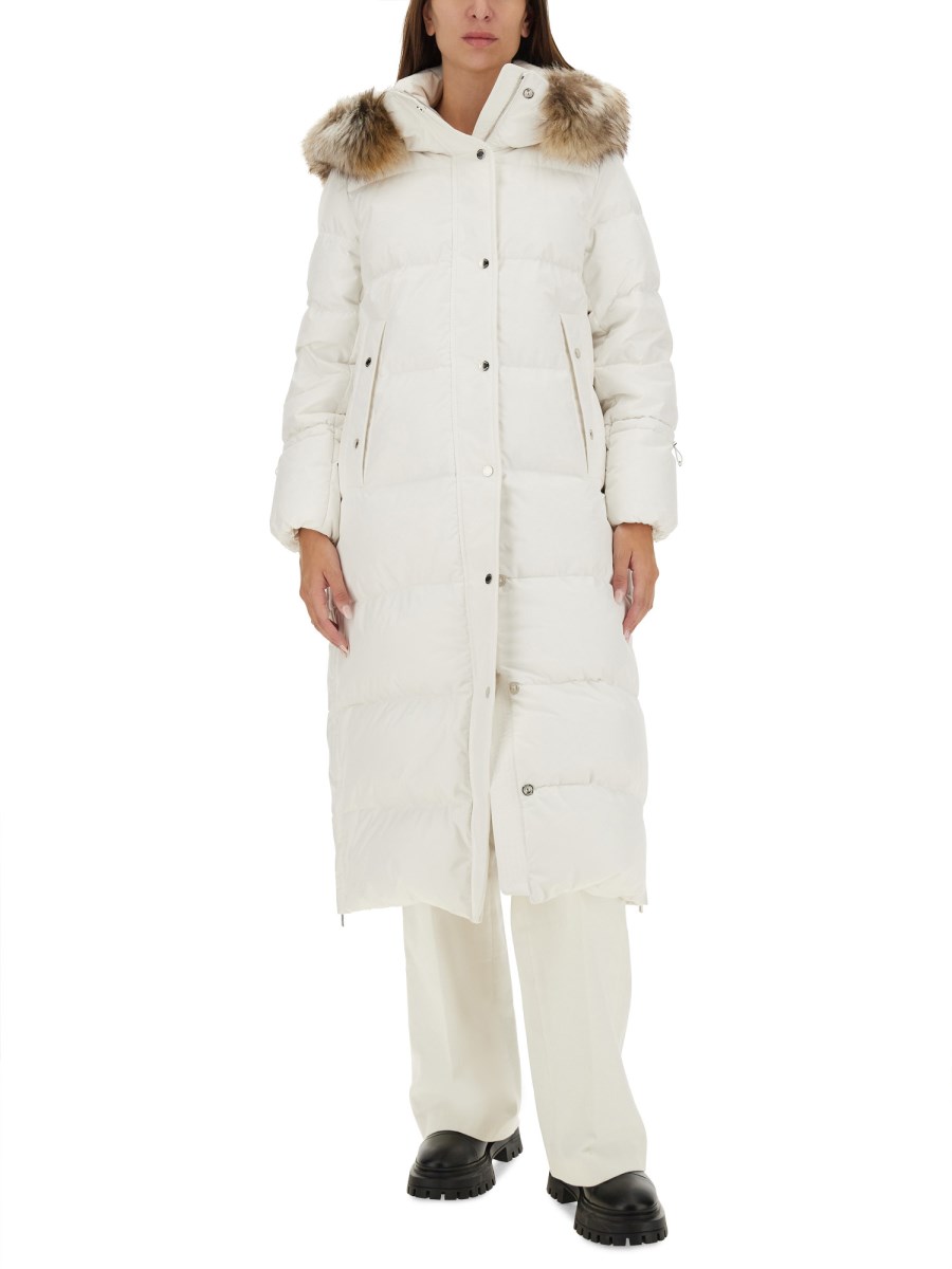 MOORER PIUMINO LUNGO IN TESSUTO WATERPROOF