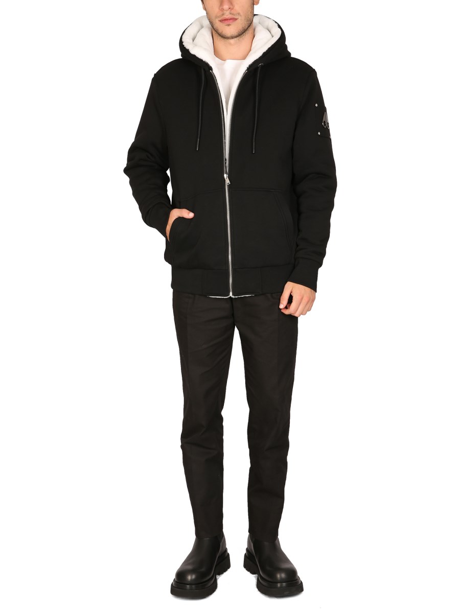 MOOSE KNUCKLES FELPA BUNNY IN COTONE