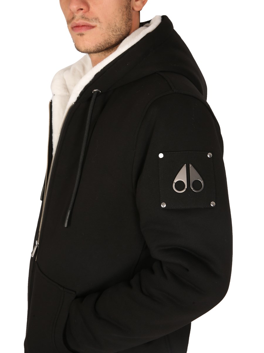 MOOSE KNUCKLES FELPA BUNNY IN COTONE