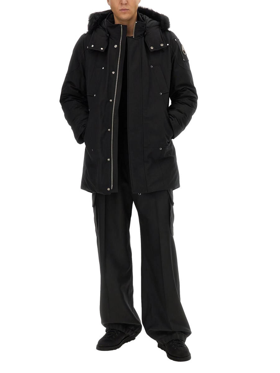 MOOSE KNUCKLES PARKA CON CAPPUCCIO IN SHEARLING