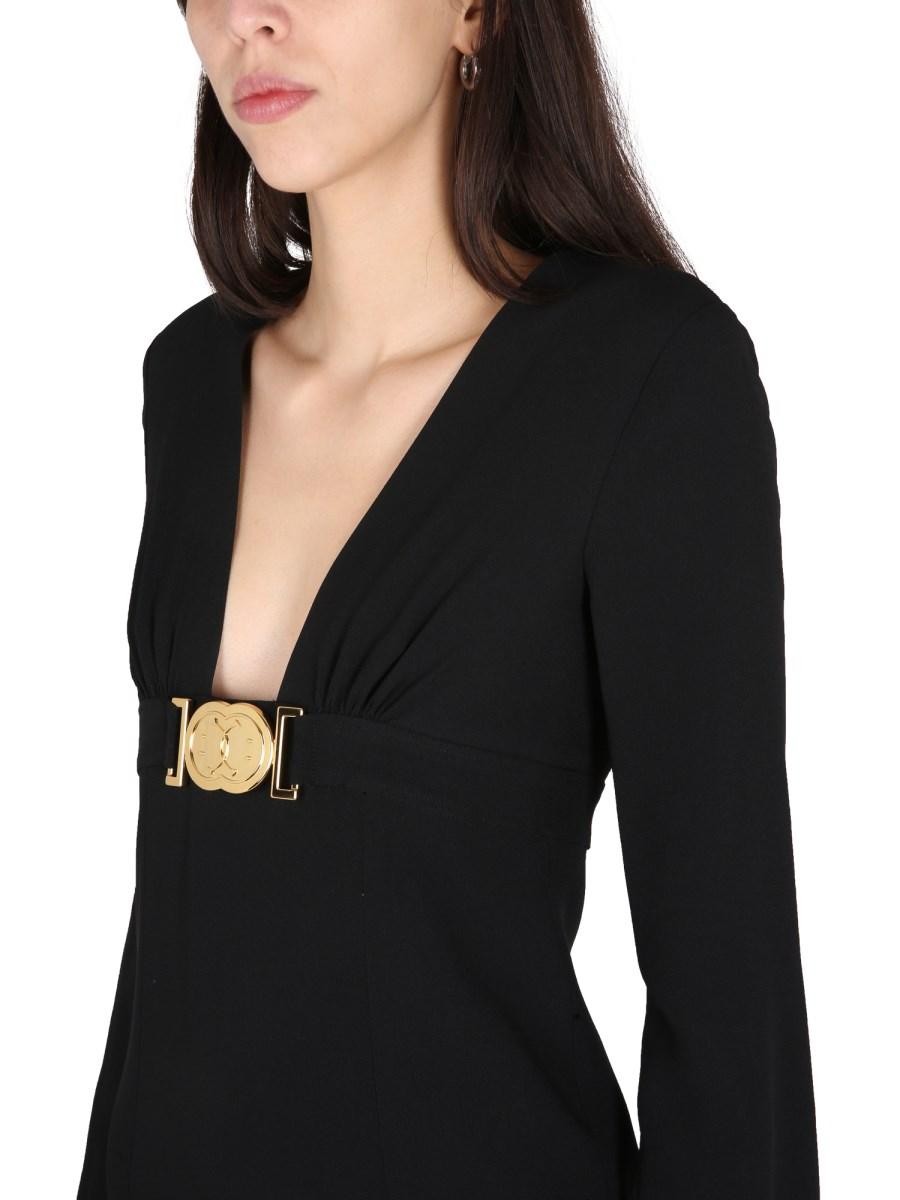 MOSCHINO ABITO CON CINTURA LOGATA
