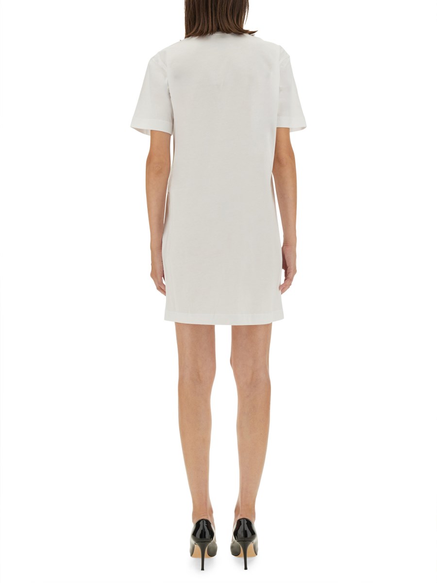 MOSCHINO ABITO IN COTONE CON LOGO