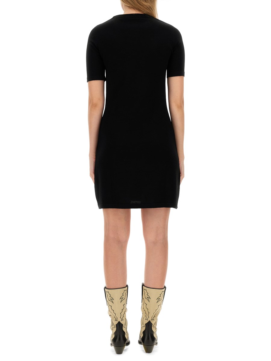 MOSCHINO ABITO IN MAGLIA CON LOGO