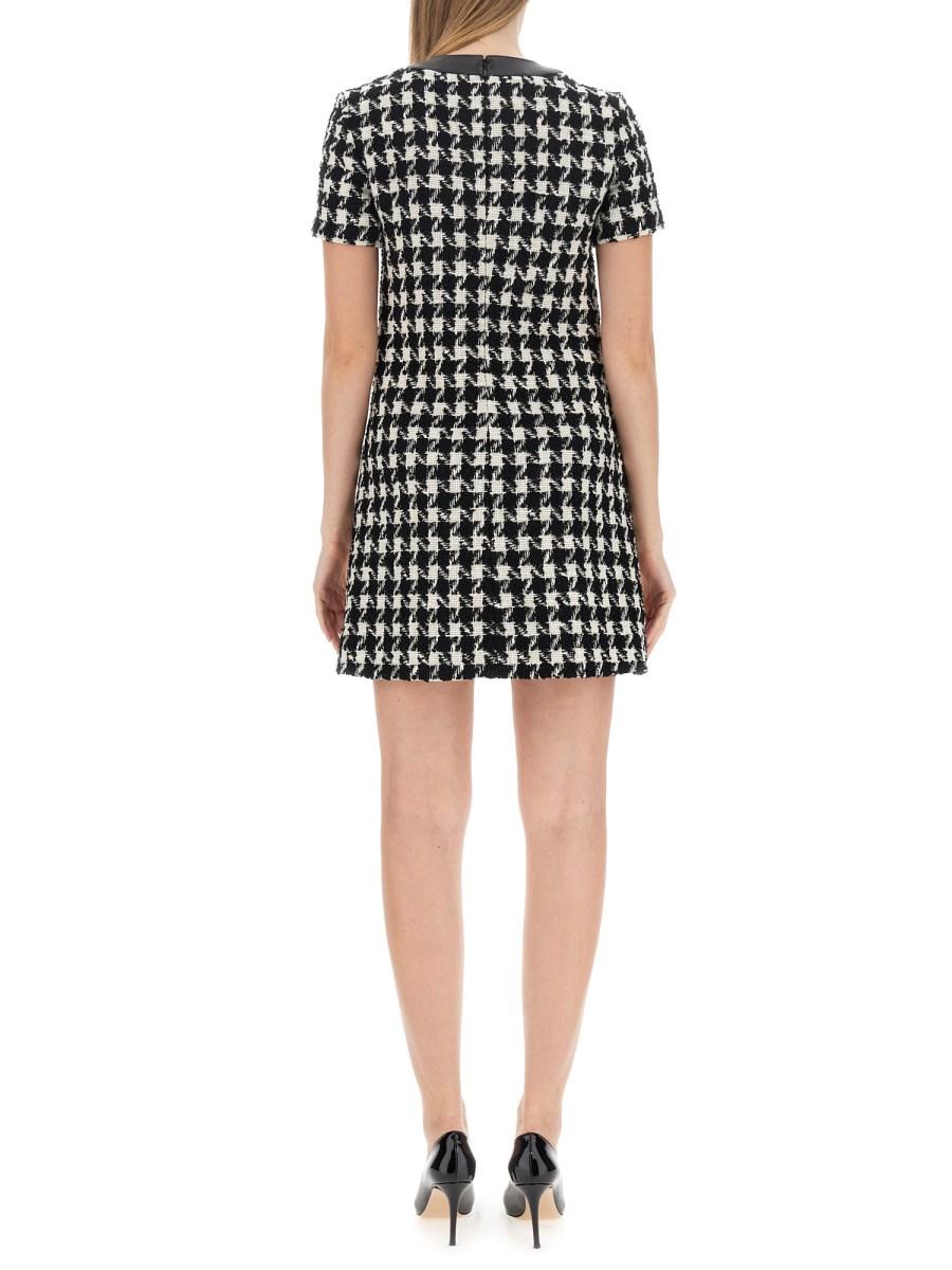 MOSCHINO ABITO MINI IN PIED DE POULE