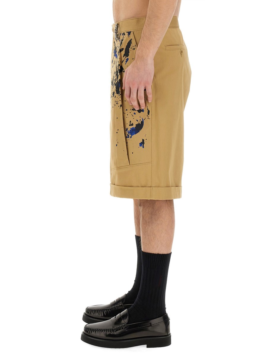 MOSCHINO BERMUDA CARGO IN COTONE