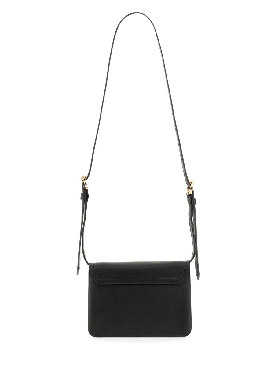 MOSCHINO BORSA A TRACOLLA IN PELLE CON LOGO