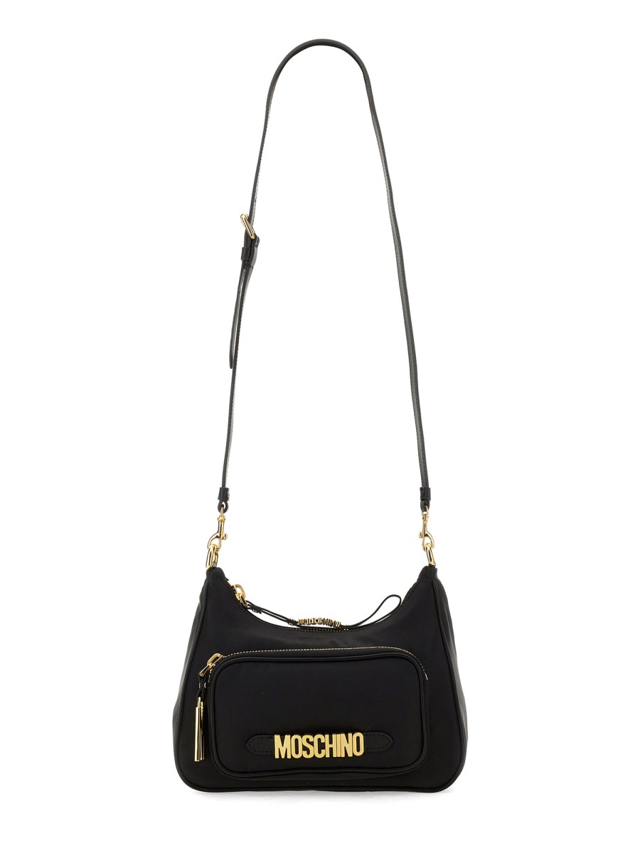 MOSCHINO BORSA CON LOGO IN NYLON