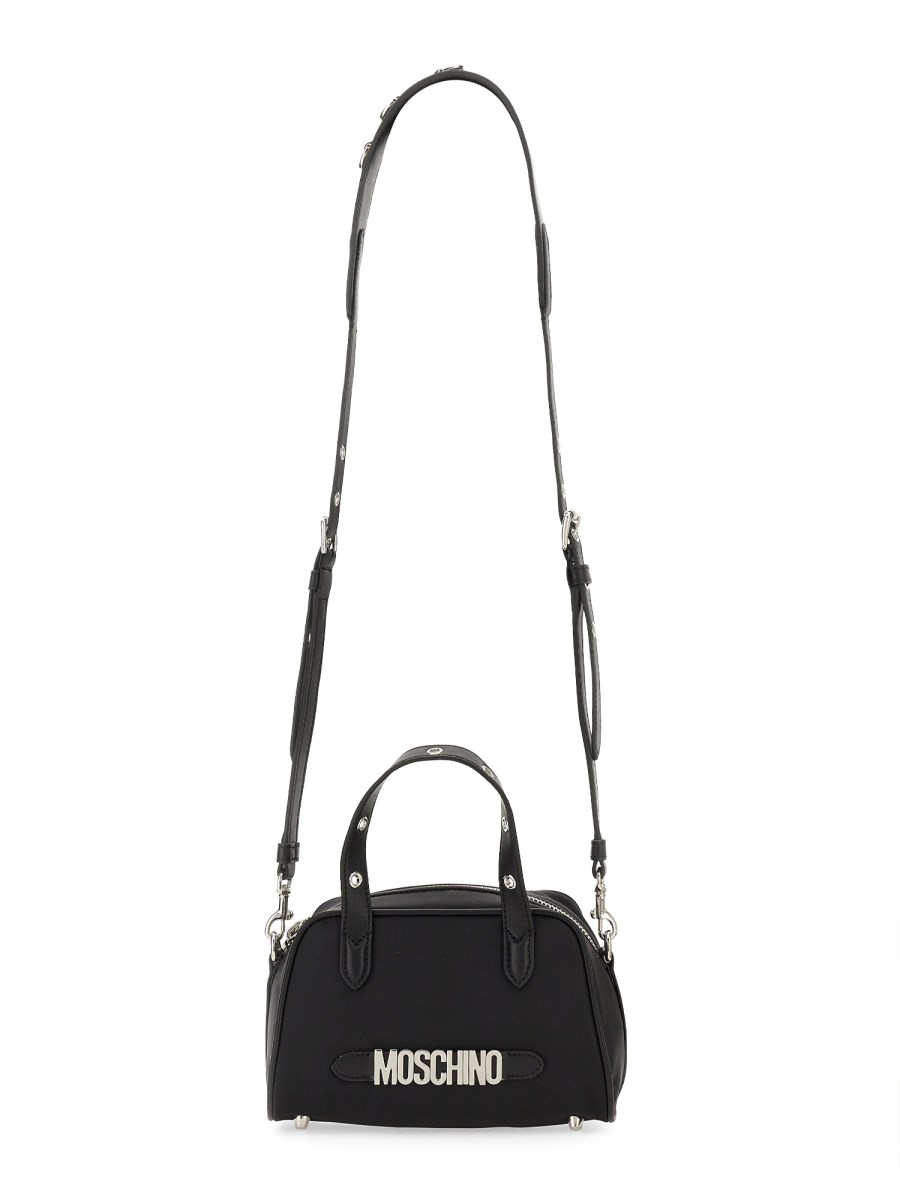 MOSCHINO BORSA IN NYLON CON LOGO LETTERING