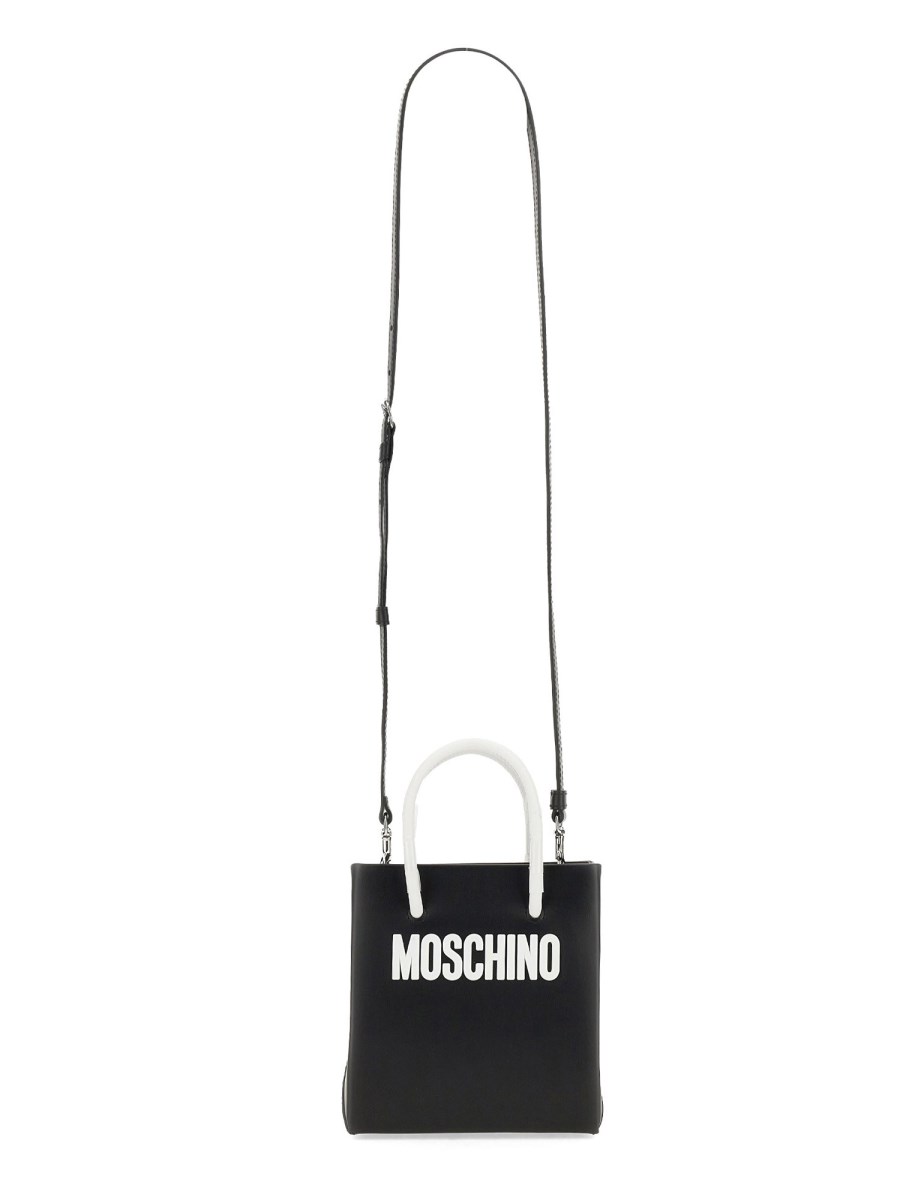 MOSCHINO BORSA IN PELLE CON LOGO