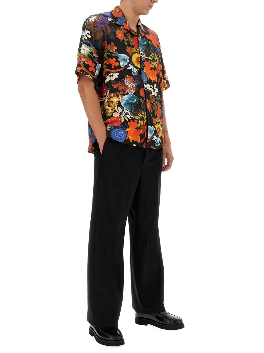 MOSCHINO CAMICIA CON MOTIVO FLOREALE