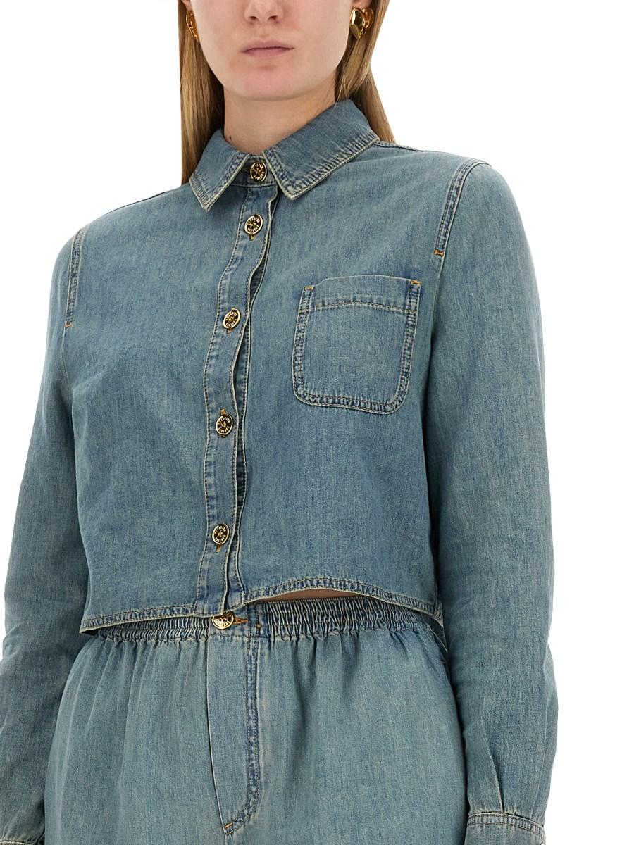 MOSCHINO CAMICIA IN DENIM