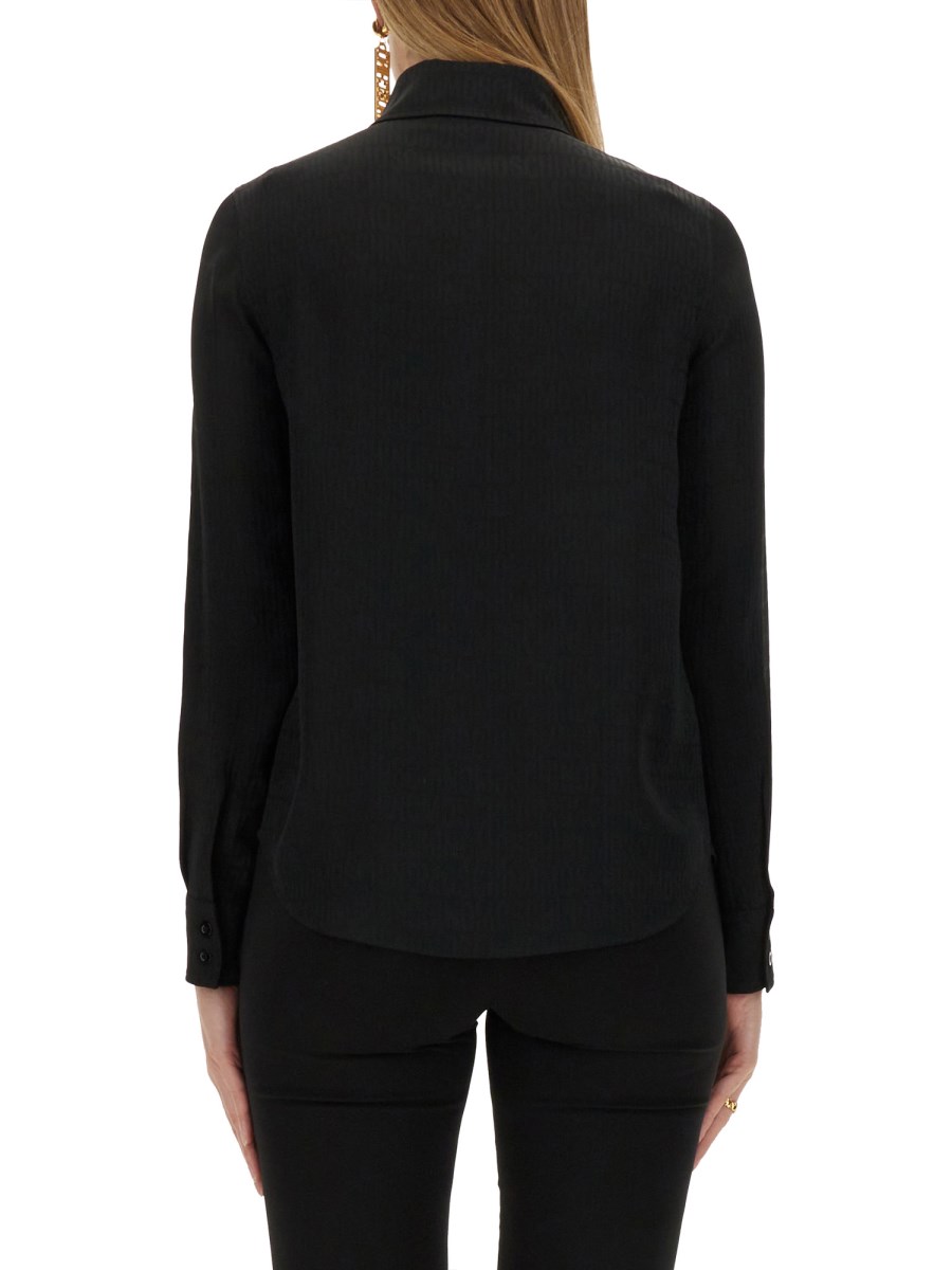 MOSCHINO CAMICIA IN MISTO SETA