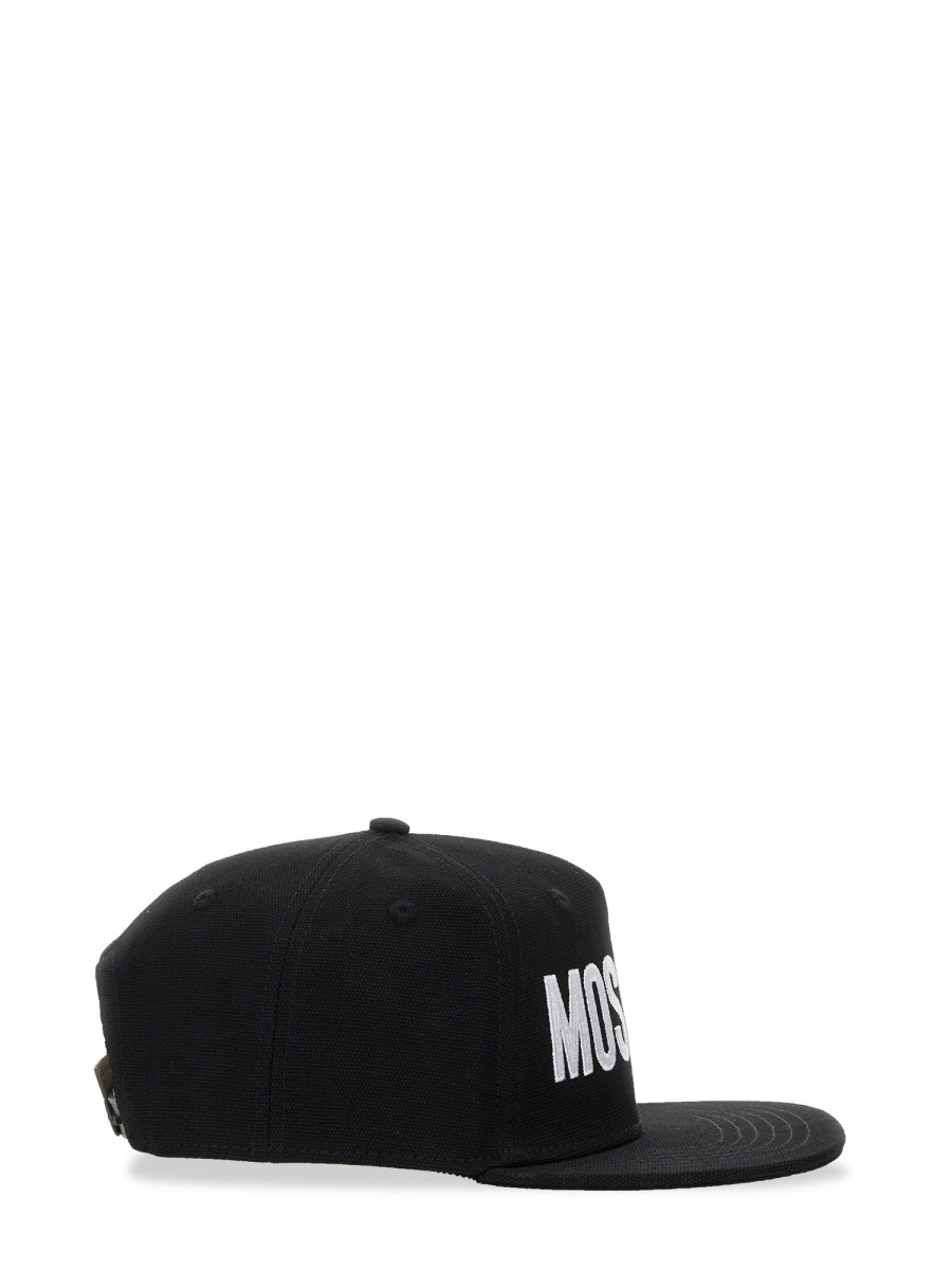 MOSCHINO CAPPELLO DA BASEBALL CON LOGO LETTERING