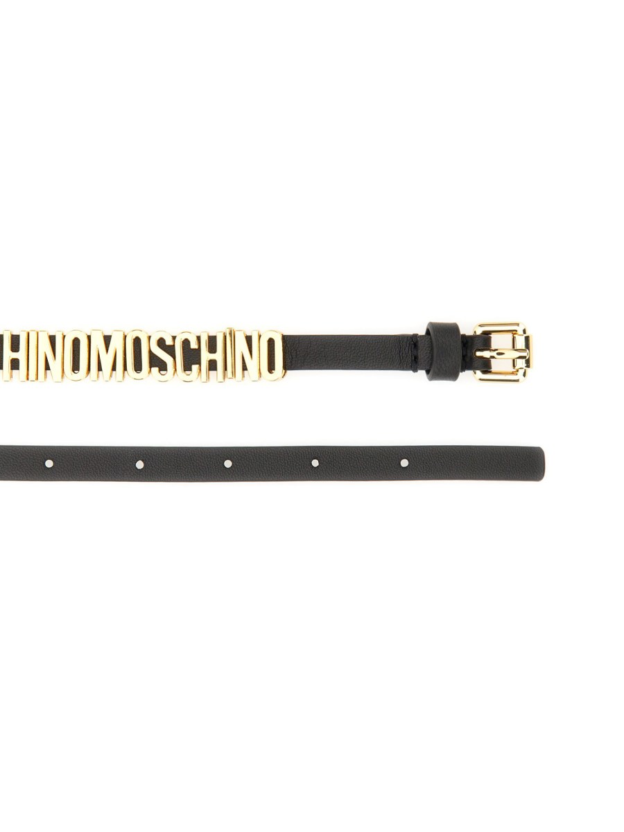 MOSCHINO CINTURA CON LOGO LETTERING