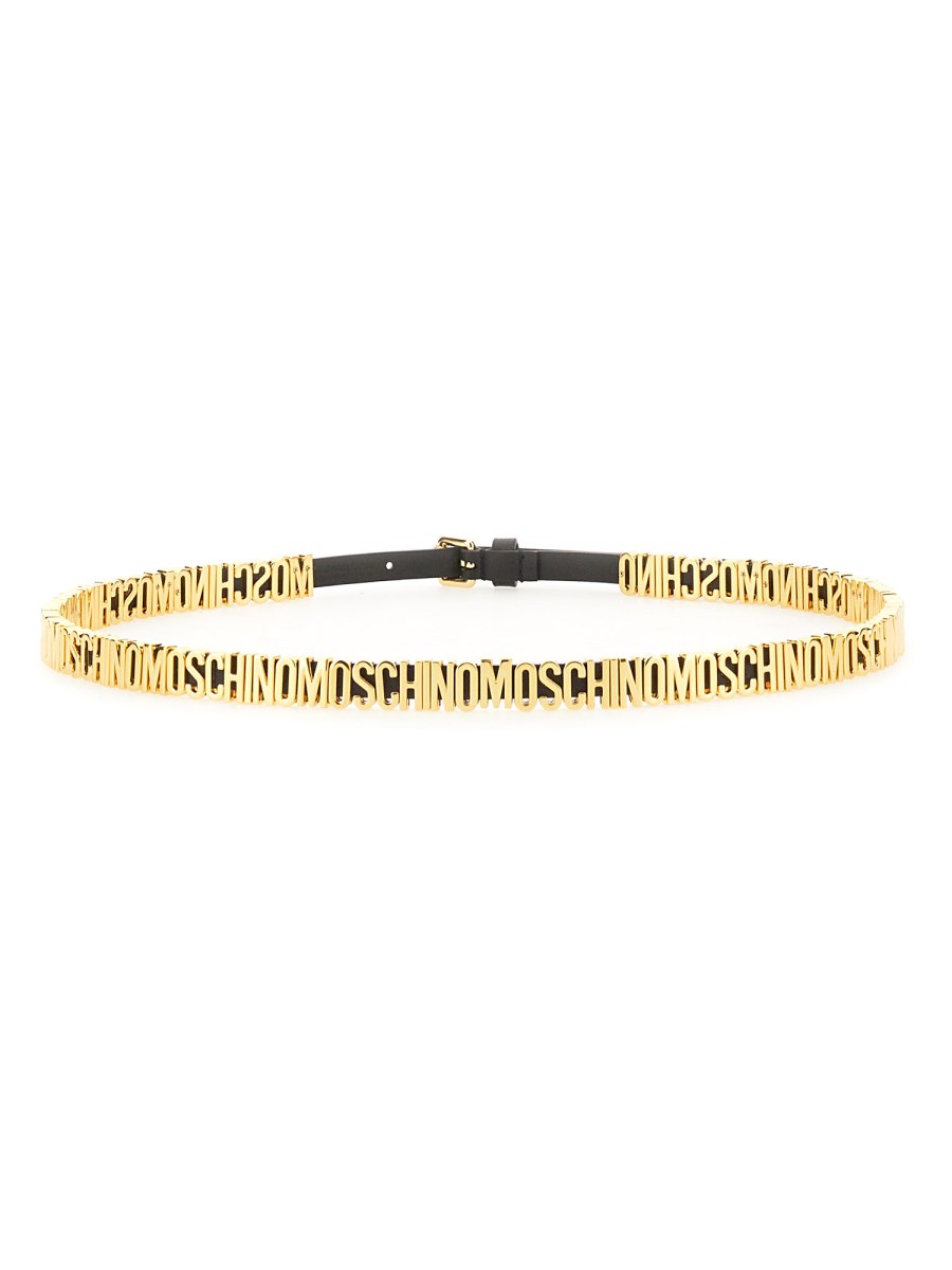 MOSCHINO CINTURA CON LOGO LETTERING