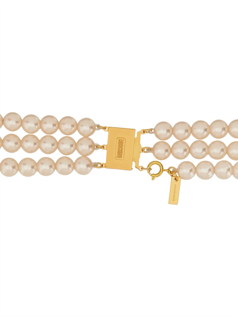 MOSCHINO COLLANA CON PERLE