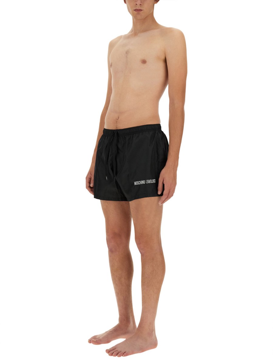 MOSCHINO COSTUME DA BAGNO CON LOGO
