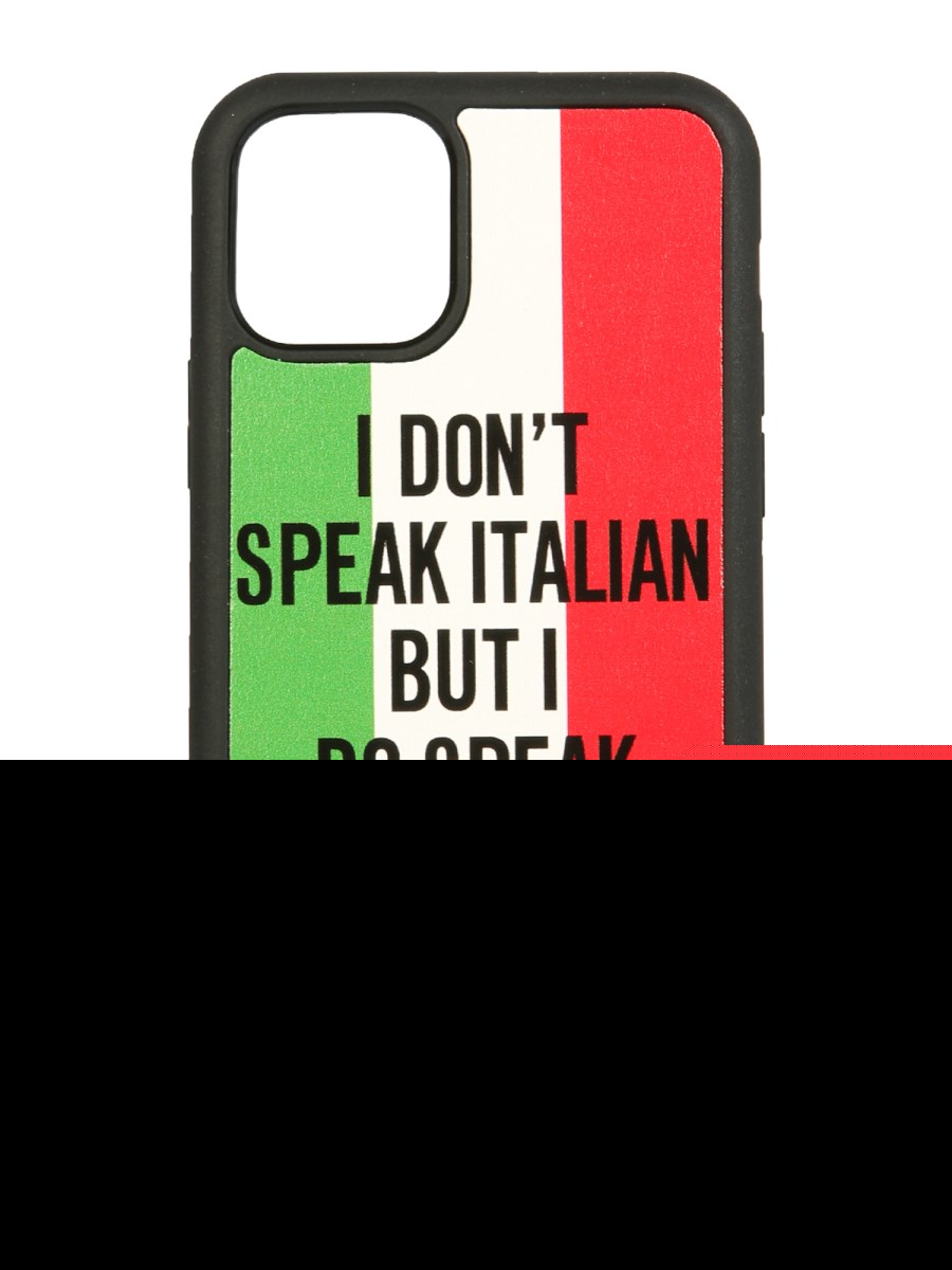 MOSCHINO COVER IPHONE 11 PRO ITALIAN SLOGAN