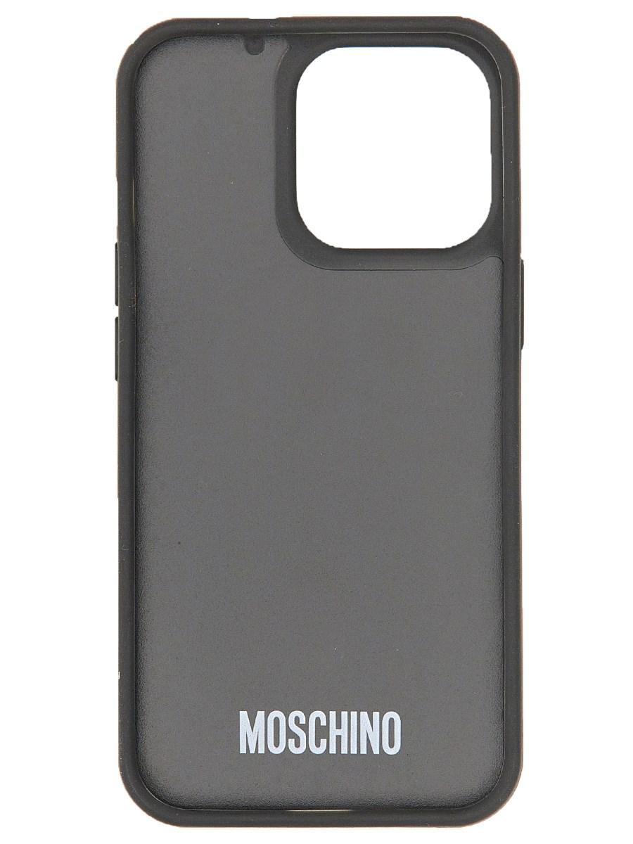 MOSCHINO COVER PER IPHONE 13 PRO CON LOGO