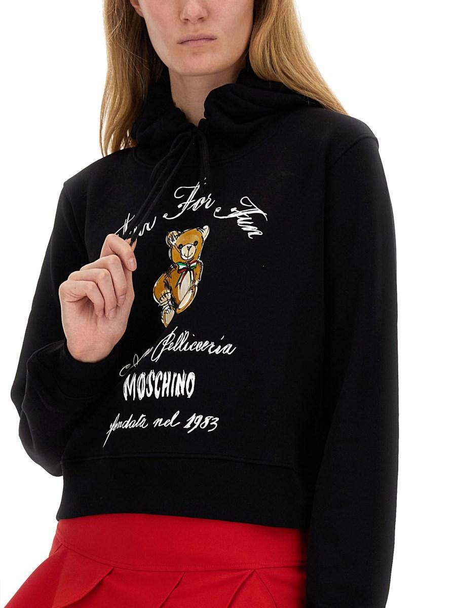 MOSCHINO FELPA CON LOGO